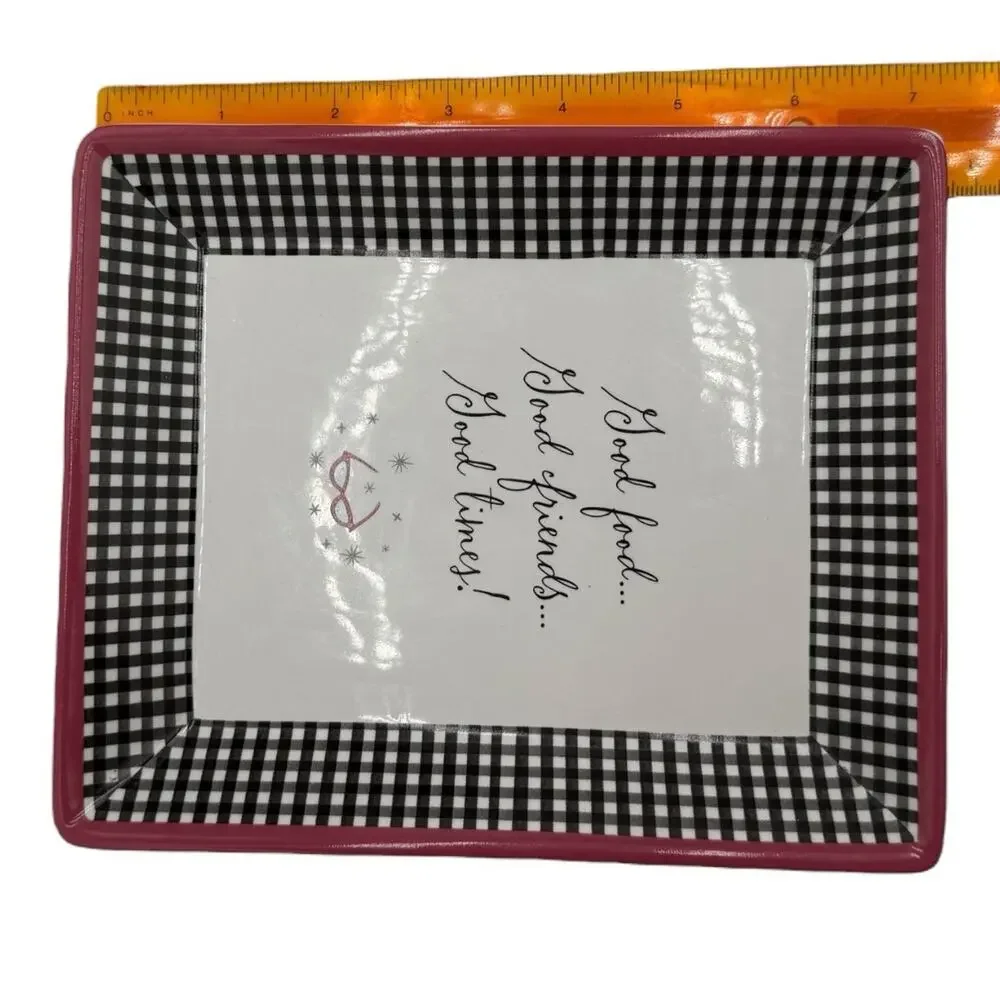 Good Friends Good Times Hallmark Barbie 45th Anniversary Trinket‎ Jewelry Tray